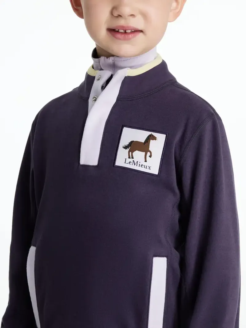 LeMieux Mini Mae Popper Fleece - Juniper-2