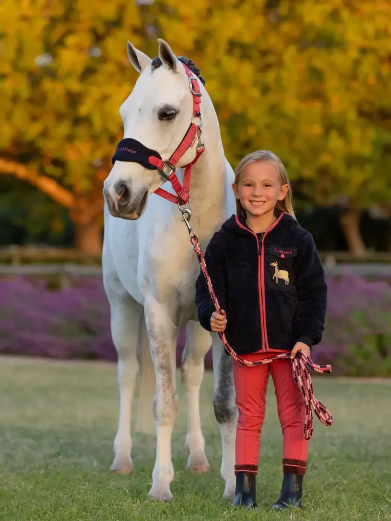 LeMieux Mini Teagan Dream Fleece - Navy-4