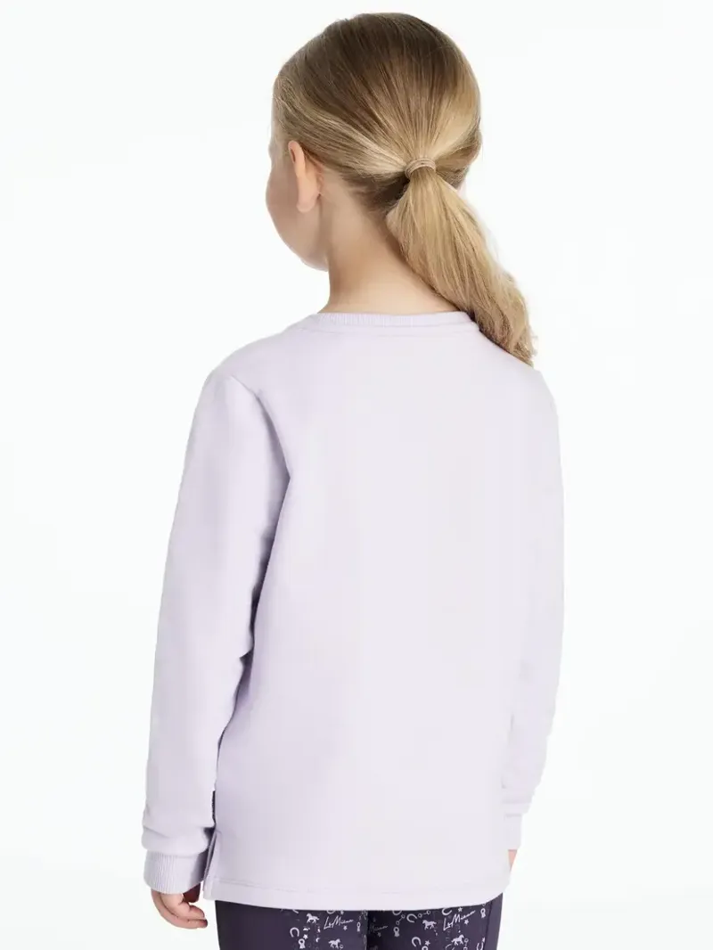 LeMieux Mini Poppy Long Sleeve Top - Lilac-3
