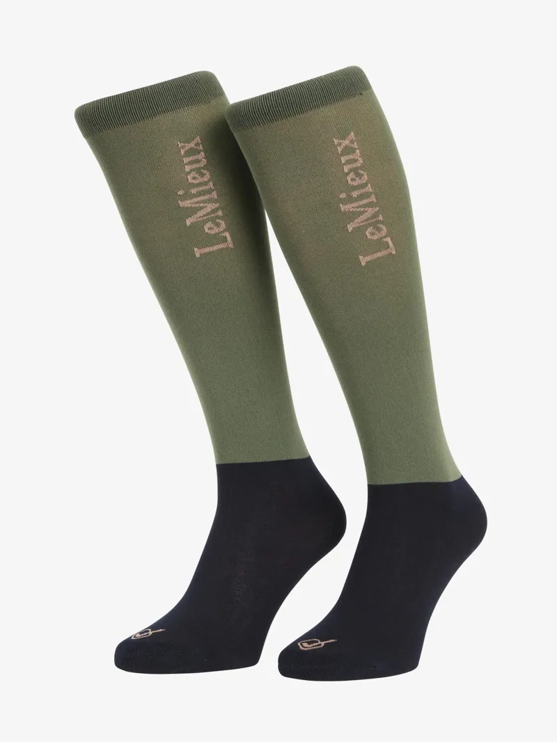 LeMieux Competition Socks 2 Pack - Rosemary-1