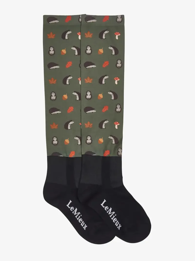 LeMieux Footsie Socks - Hedgehogs