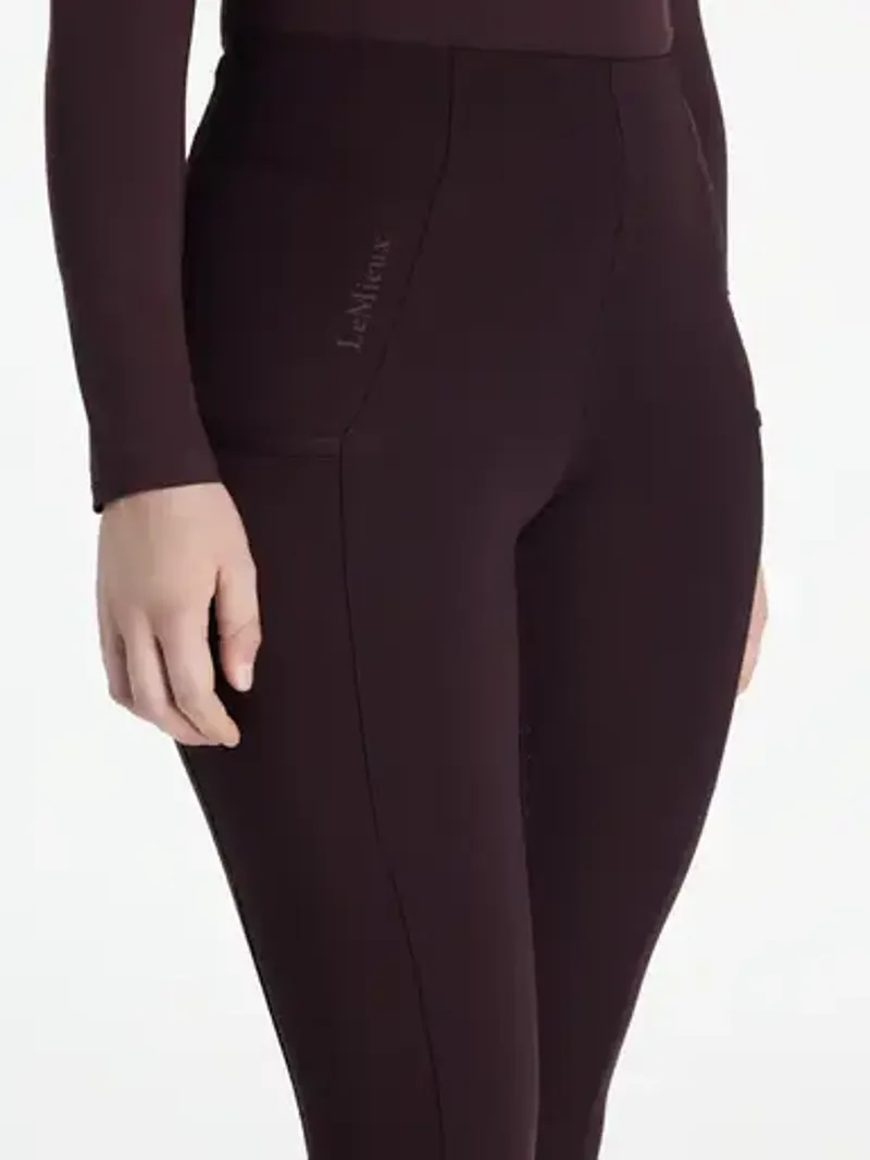 LeMieux Naomi Pull On Breeches - Damson-2
