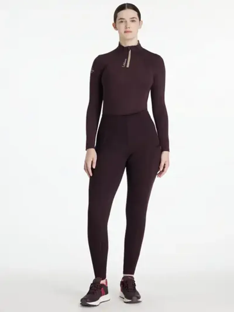 LeMieux Naomi Pull On Breeches - Damson