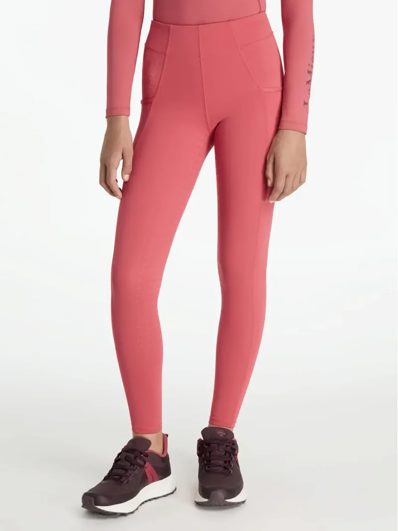 LeMieux Young Rider Orla Pull Ons - Cranberry-1