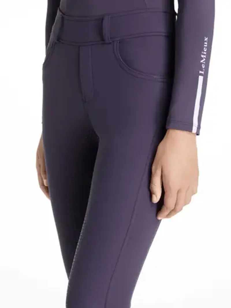 LeMieux Young Rider Ella Brushed Breggings - Juniper-2