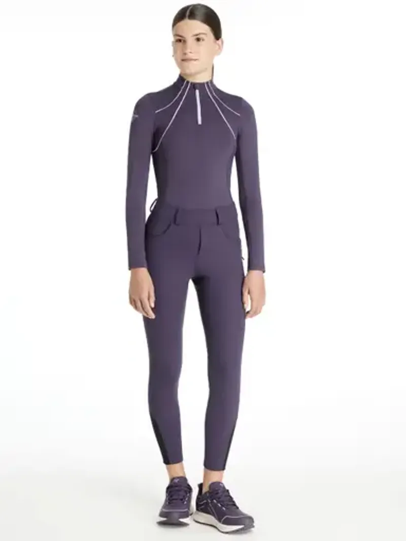 LeMieux Young Rider Ella Brushed Breggings - Juniper-3