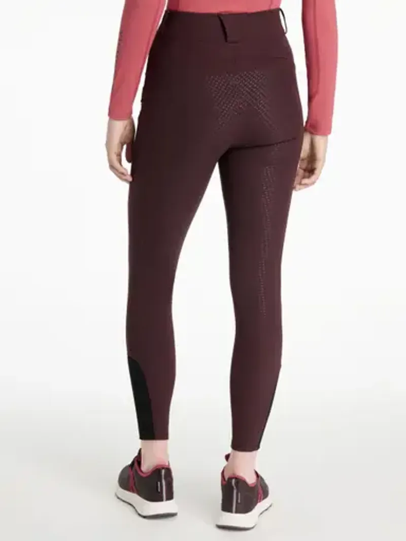 LeMieux Amy Brushed Breggings - Damson-1