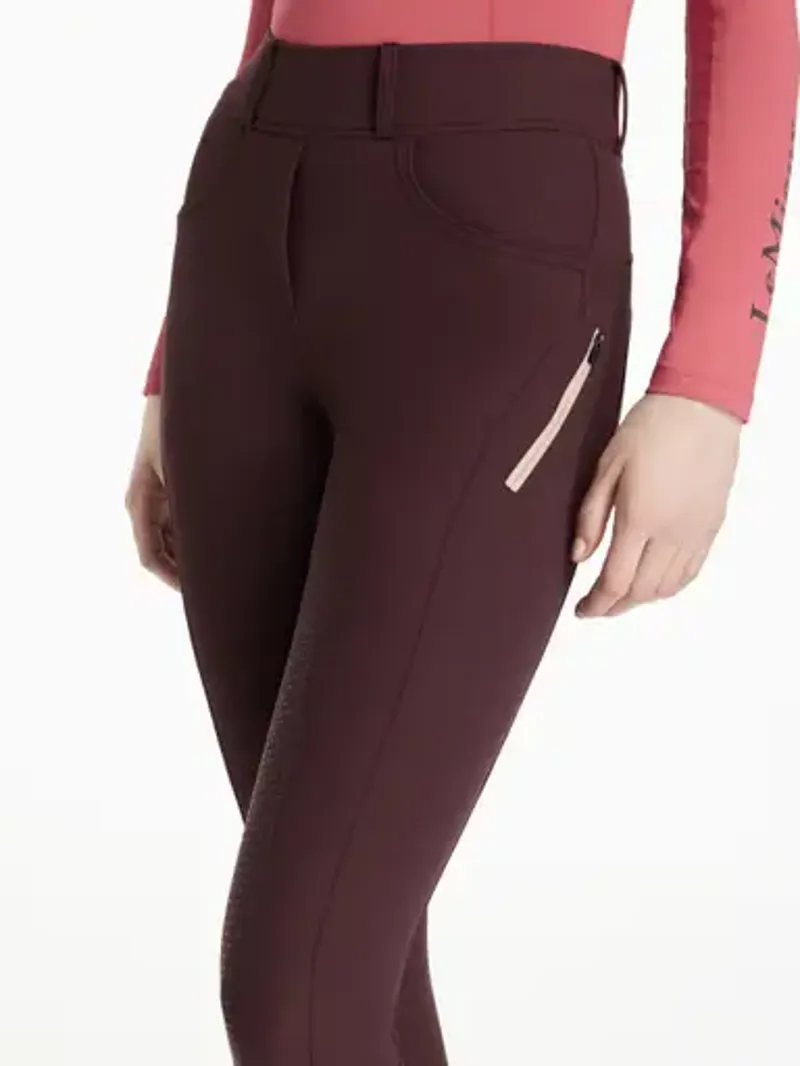 LeMieux Amy Brushed Breggings - Damson-2