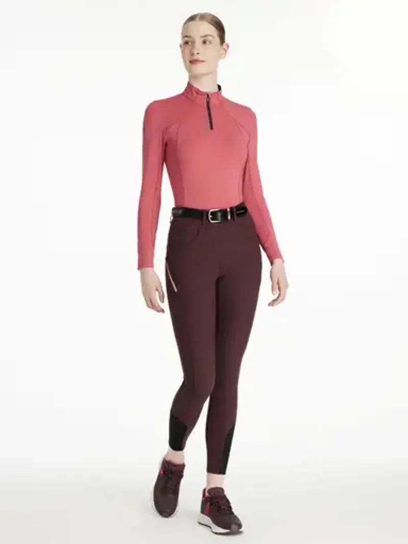 LeMieux Amy Brushed Breggings - Damson-3