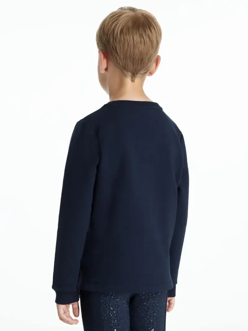 LeMieux Mini Poppy Long Sleeve Top - Navy-3