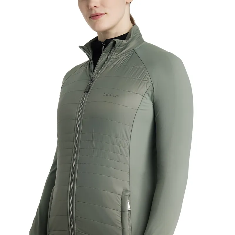 LeMieux Juliette Ladies Quilted Jacket - Rosemary-3