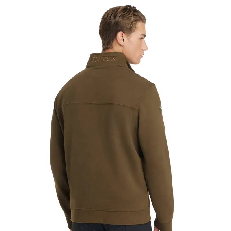 LeMieux Mens Quarter Neck Sweat - Alpine-3