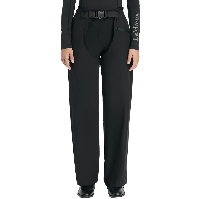 LeMieux Young Rider Stormwear Waterproof Chaps - Black-1