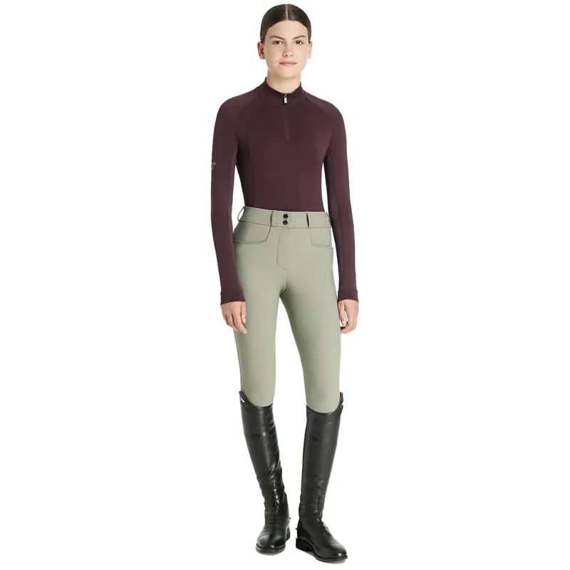 LeMieux Young Rider Hope Lightweight Base Layer - Damson-4