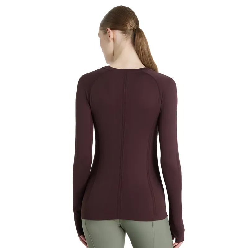 LeMieux Britney Seamless Long Sleeve Top - Damson-3