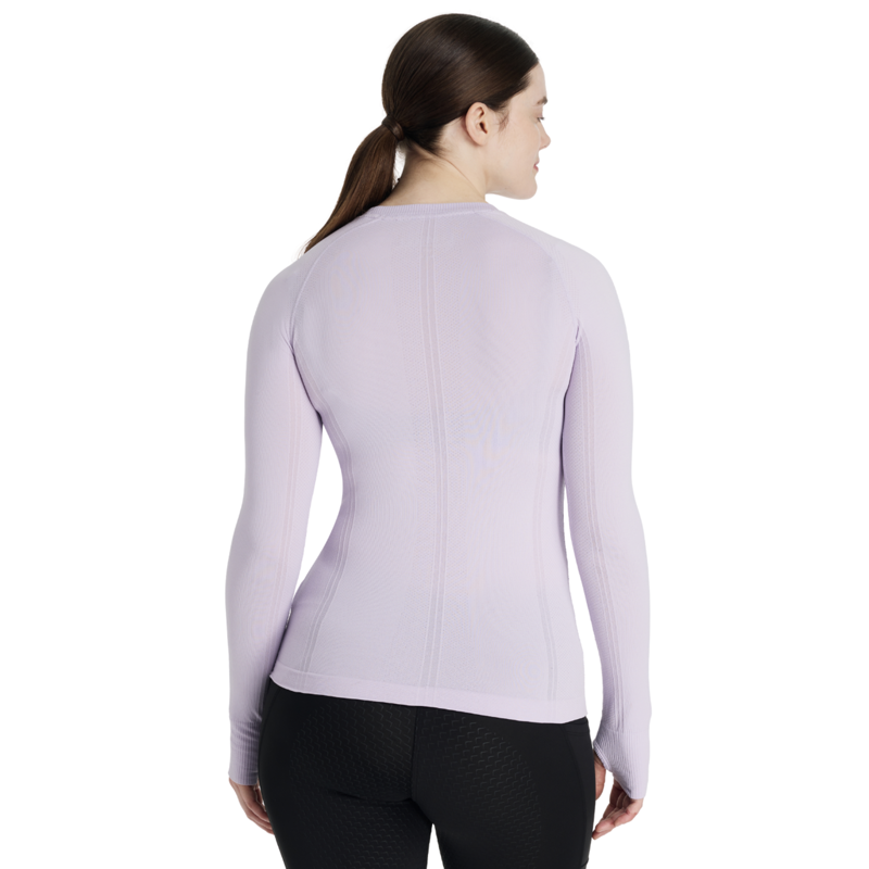 LeMieux Britney Seamless Long Sleeve Top - Lilac-1