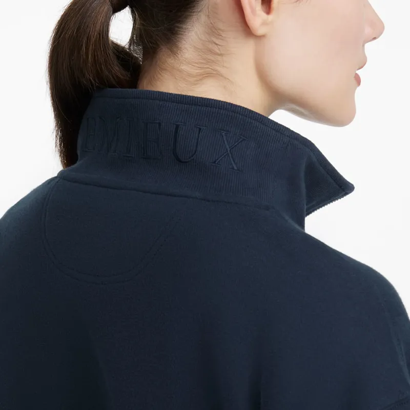 LeMieux Keira Quarter Zip Sweat - Navy-2