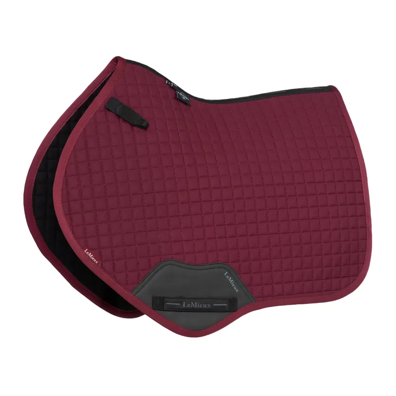LeMieux Cotton Close Contact Square - Burgundy