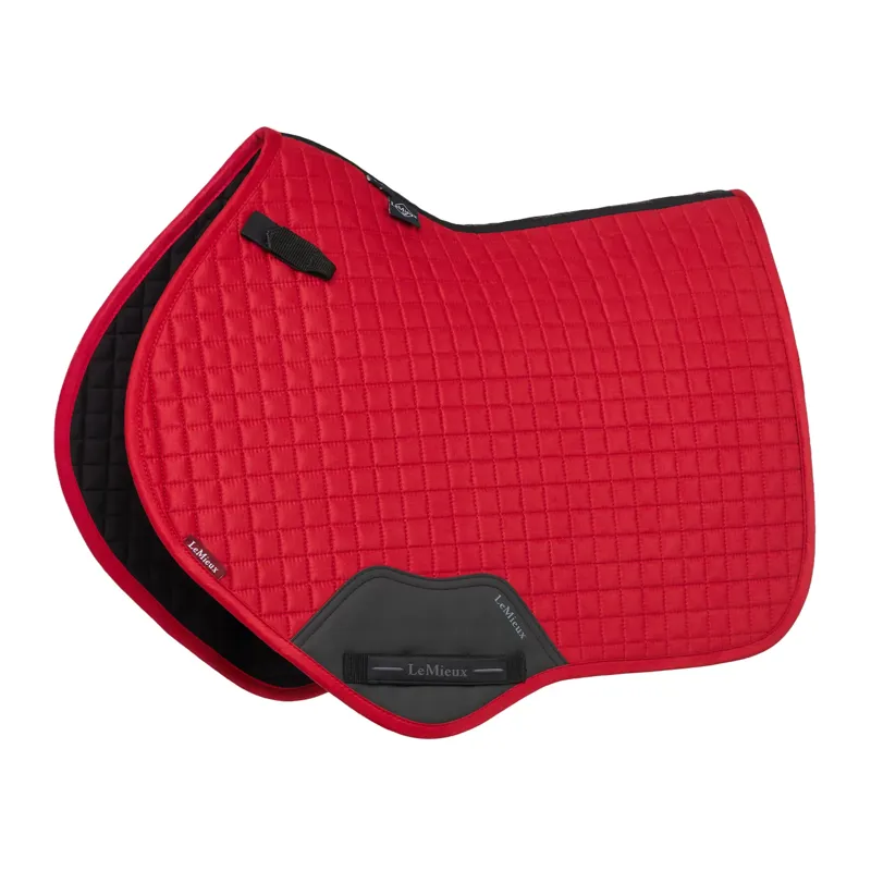 LeMieux Suede Close Contact Square - Chilli