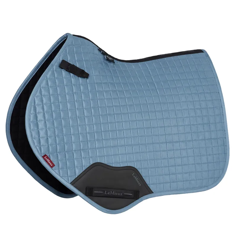 LeMieux Suede Close Contact Square - Ice Blue