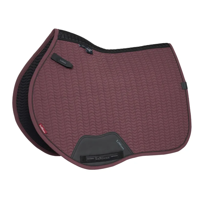 LeMieux Essence Eurojump Square Saddlecloth - Damson