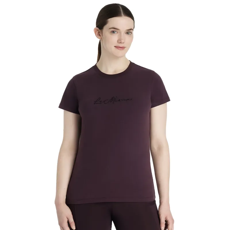 LeMieux Classique Sparkle T-shirt - Damson-1