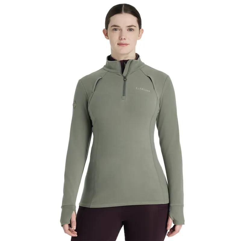 LeMieux Frances Quarter Zip Fleece - Rosemary