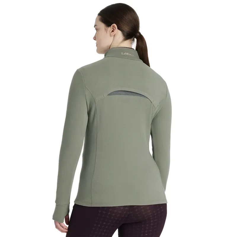 LeMieux Frances Quarter Zip Fleece - Rosemary-1