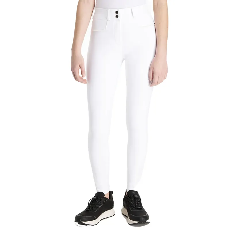 LeMieux Young Rider Izzy Knee Grip Breeches - White
