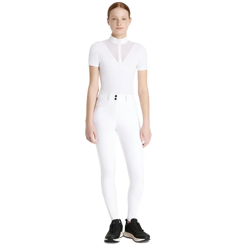 LeMieux Young Rider Izzy Knee Grip Breeches - White-3