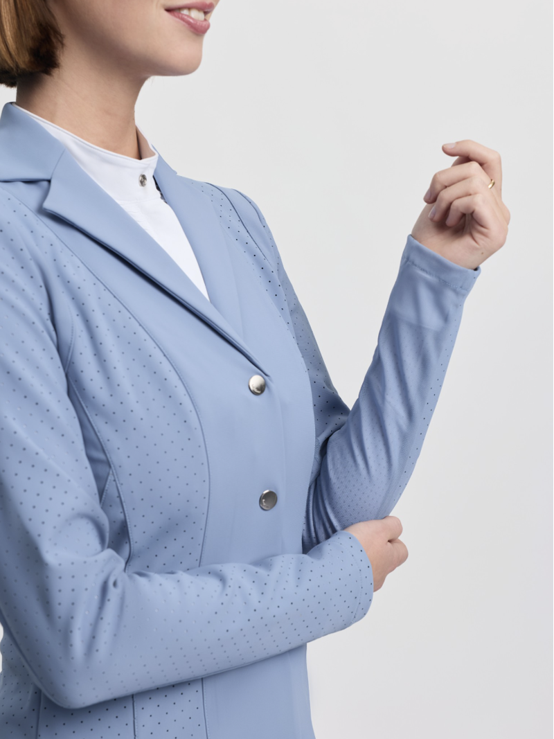 LeMieux Jessica Mesh Show Jacket - Powder Blue-6