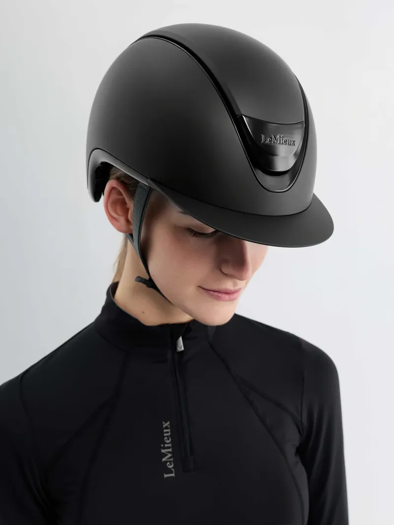 LeMieux Verv Competition Helmet - Matte Black-1