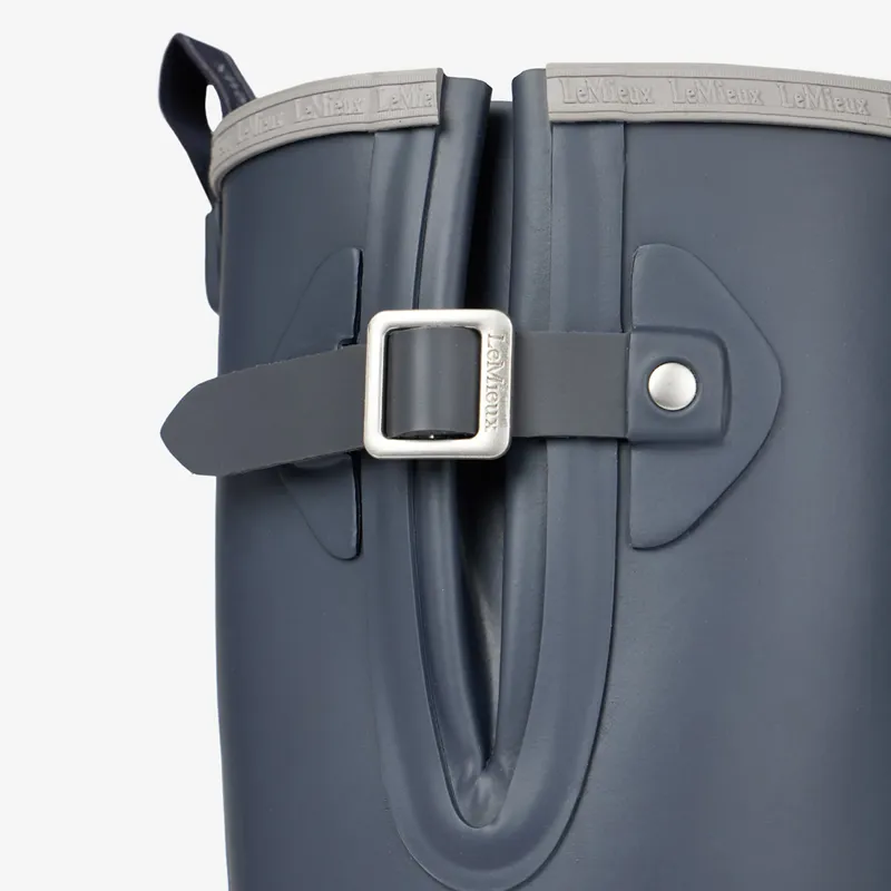 LeMieux Ladies Ultra Stride Neoprene Lined Wellington Boots - Navy-3