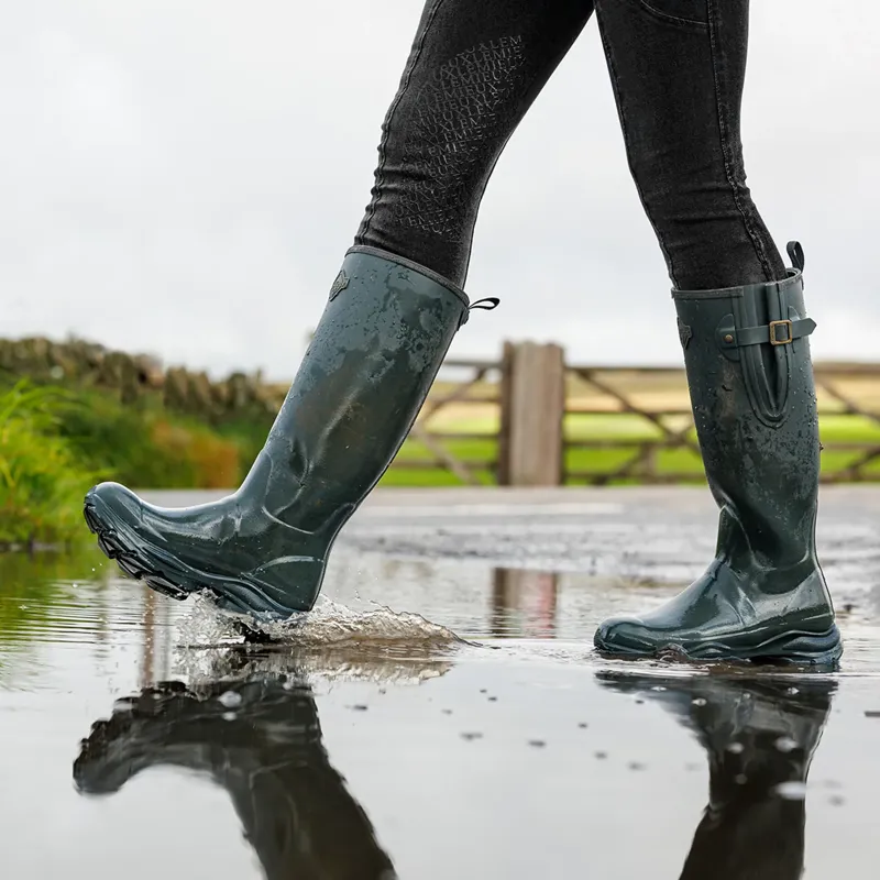 LeMieux Ladies Ultra Stride Neoprene Lined Wellington Boots - Oak-6