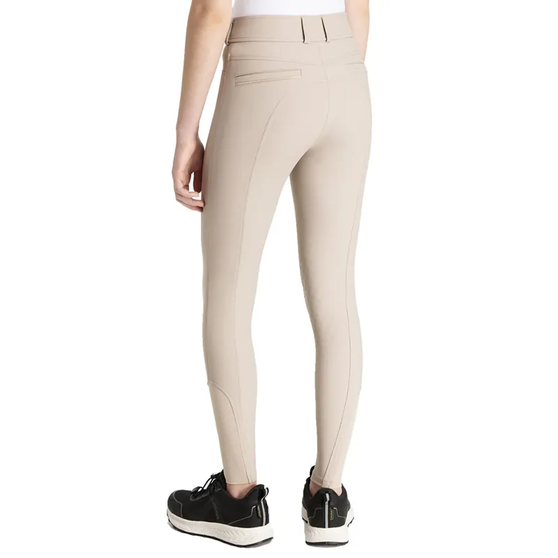 LeMieux Young Rider Izzy Knee Grip Breeches - Almond-2