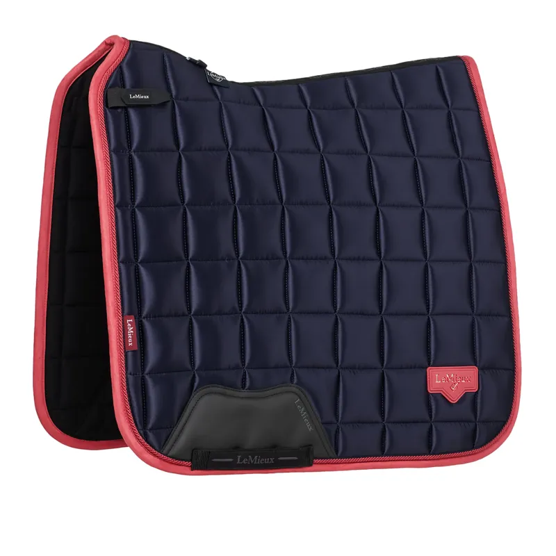 LeMieux Loire Classic Dressage Square - Navy/Cranberry