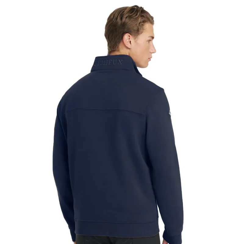 LeMieux Mens Quarter Neck Sweat - Navy-1