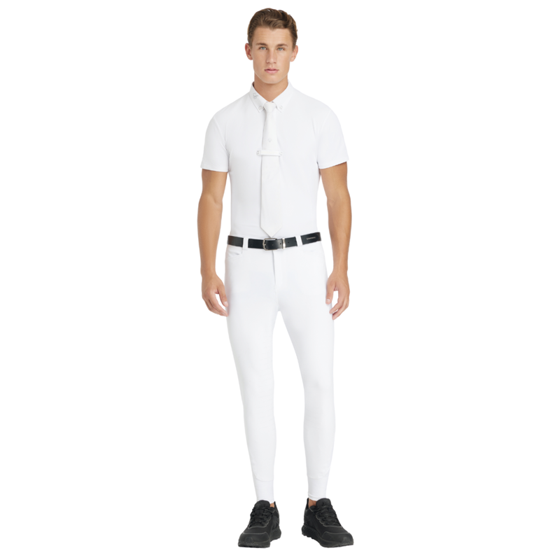 LeMieux Mens Full Seat Sports Breech - White-4