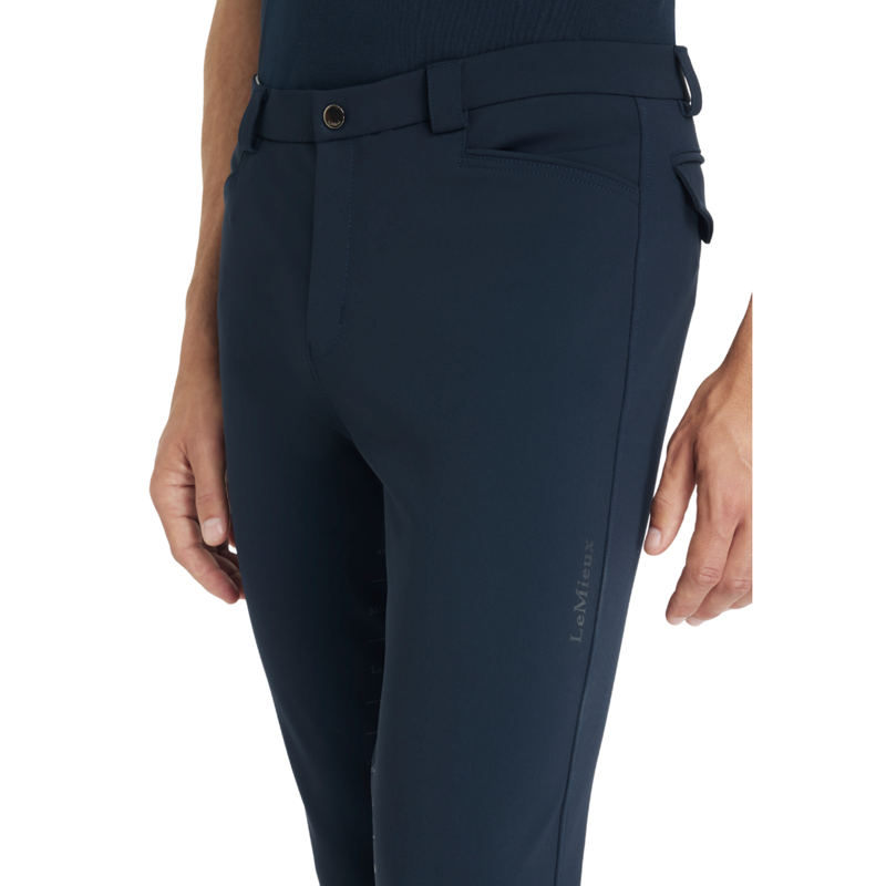 LeMieux Mens Full Seat Sports Breech - Navy-4