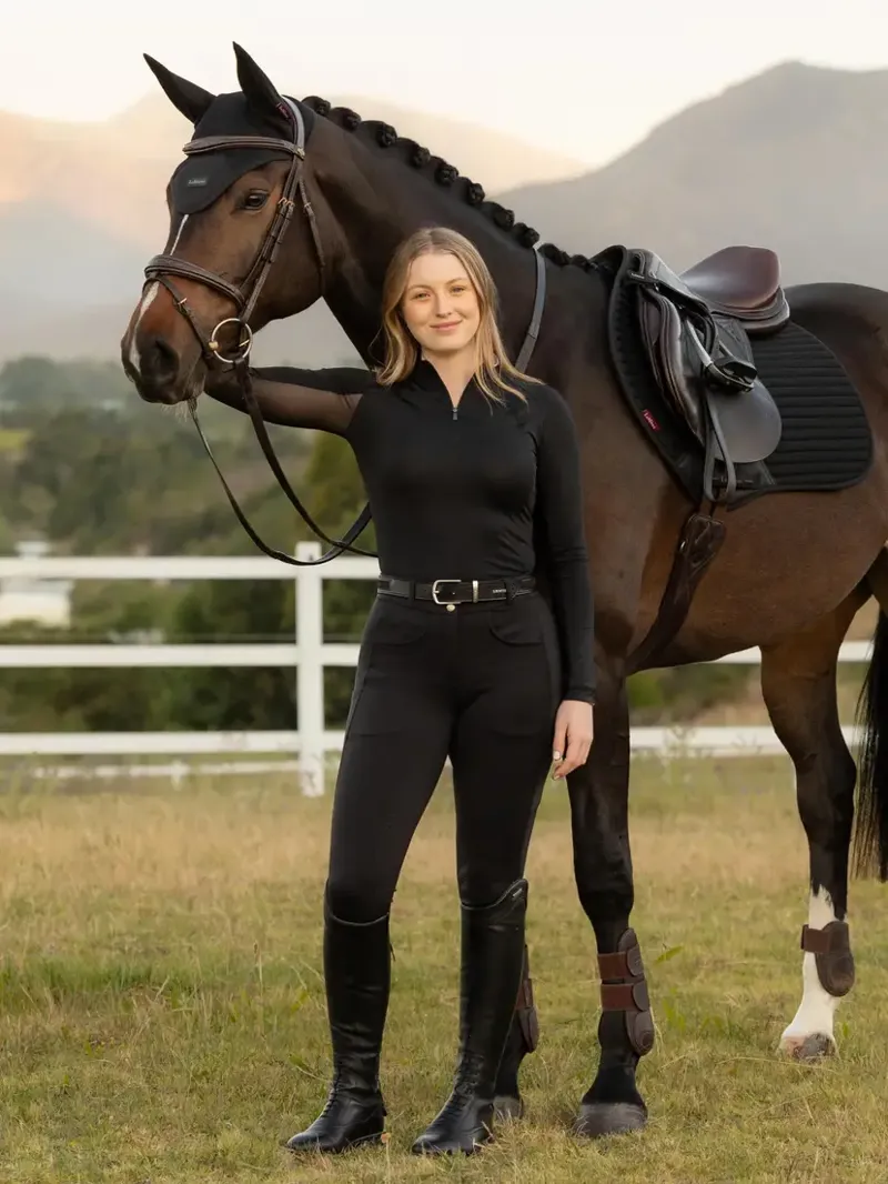 LeMieux Cami Sculpt Full Seat Breeches - Black-3