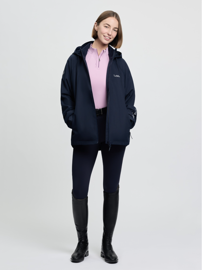 LeMieux Indra Waterproof Jacket - Navy-9