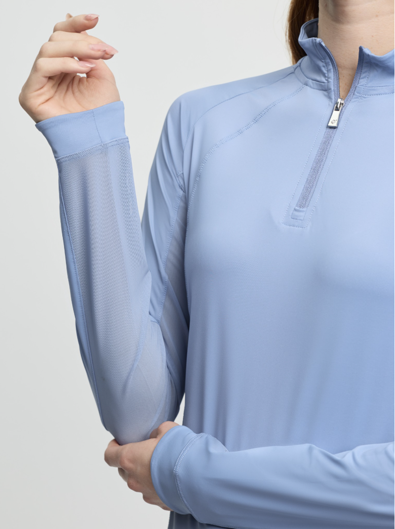 LeMieux Halle Lightweight Base Layer - Powder Blue-3