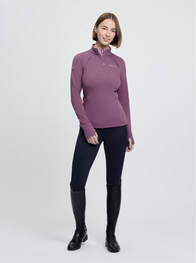 LeMieux Frances Quarter Zip Fleece - Mallow-7