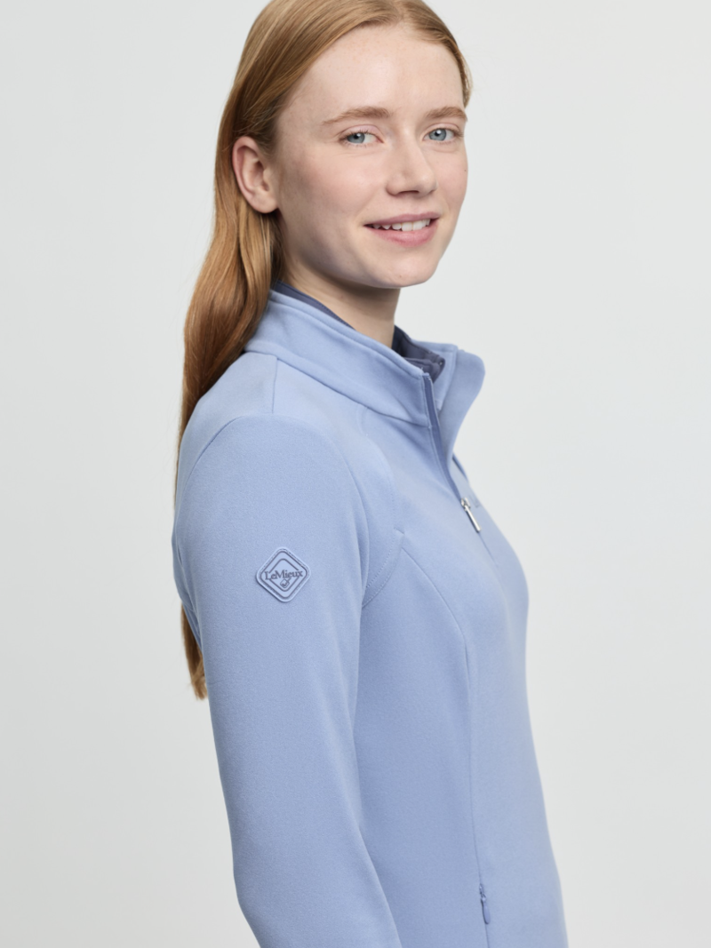 LeMieux Frances Quarter Zip Fleece - Powder Blue-6