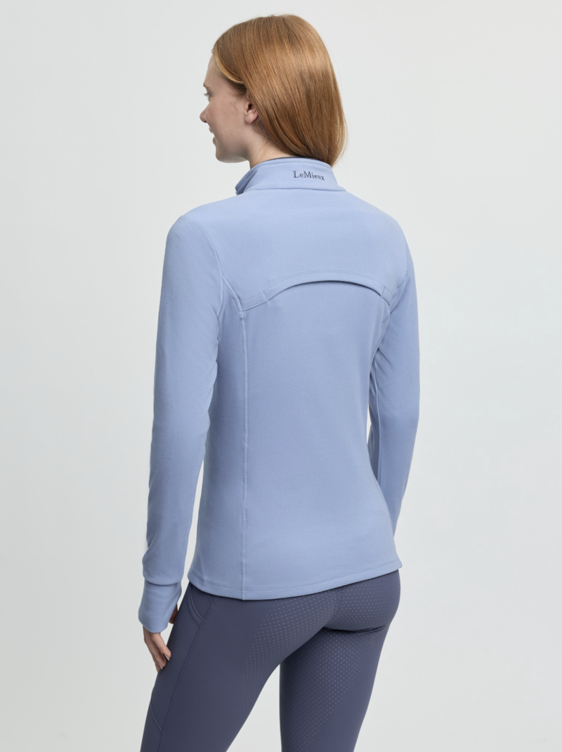 LeMieux Frances Quarter Zip Fleece - Powder Blue-4