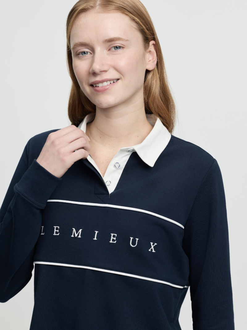 LeMieux Rochelle Rugby Shirt - Navy-1