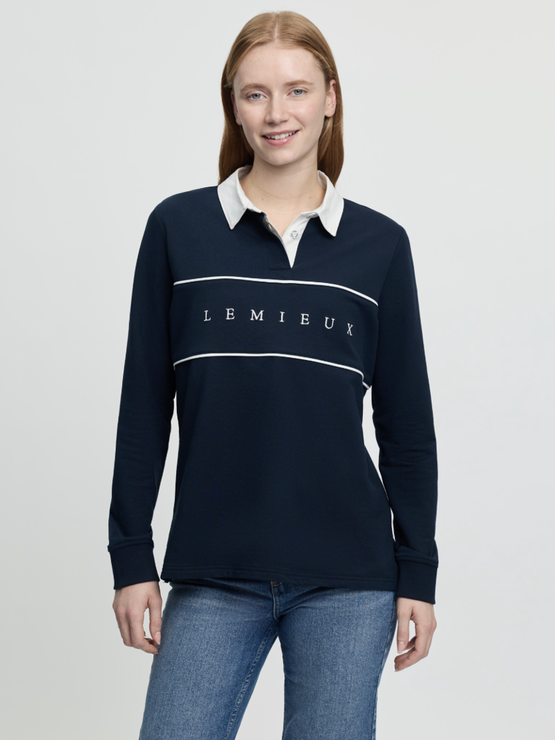 LeMieux Rochelle Rugby Shirt - Navy-4