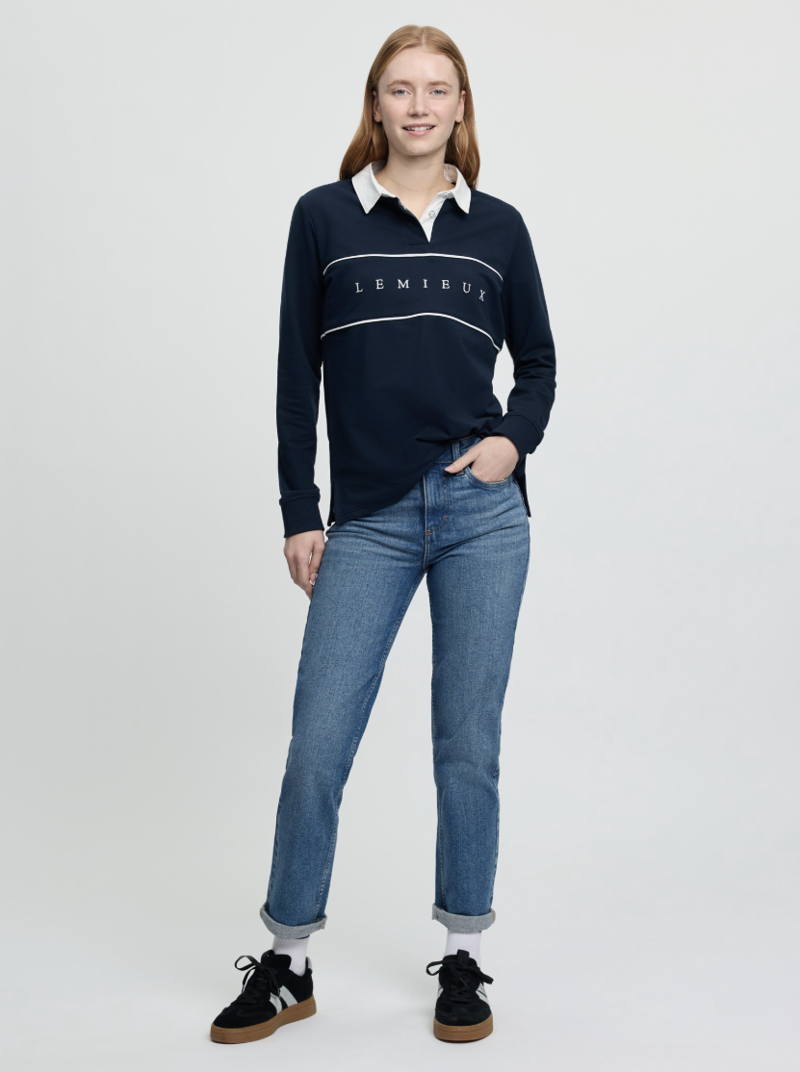 LeMieux Rochelle Rugby Shirt - Navy-5