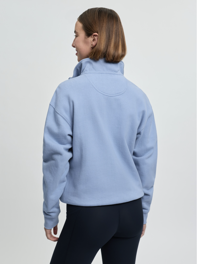 LeMieux Kelsie Quarter Neck Sweat - Powder Blue-3