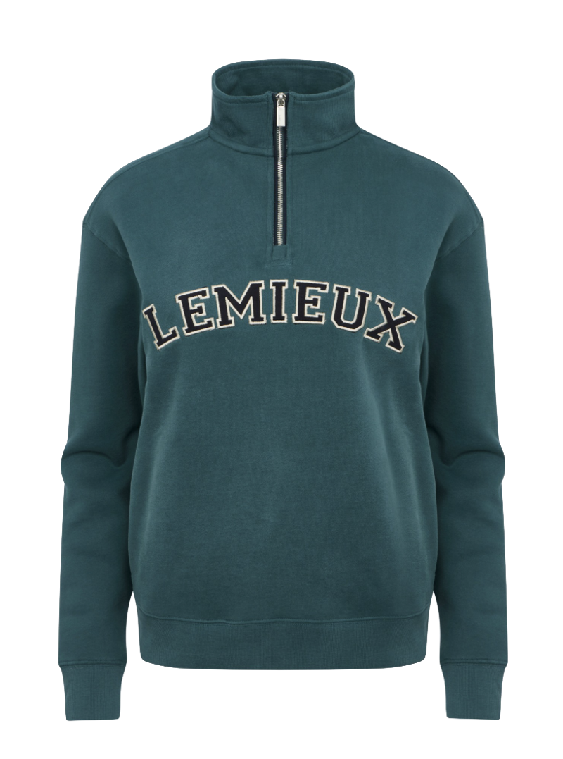 LeMieux Kelsie Quarter Neck Sweat - Jungle